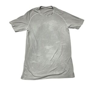 Lululemon Metal Vent Tech Short Sleeve Shirt Mens Size S Gray Athletic Gym